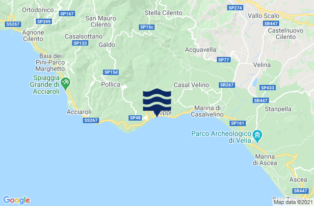 Omignano, Italy潮水