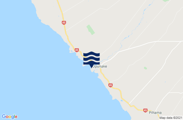 Opunake, New Zealand潮水