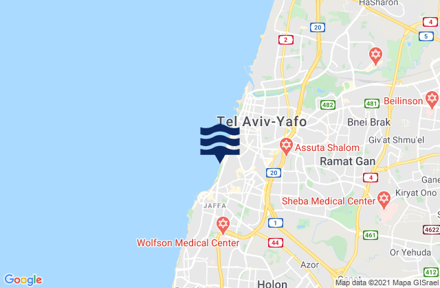 Or Yehuda, Israel潮水