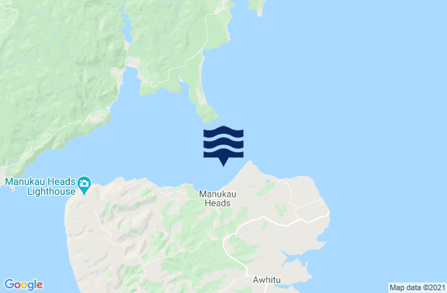 Orua Bay, New Zealand潮水
