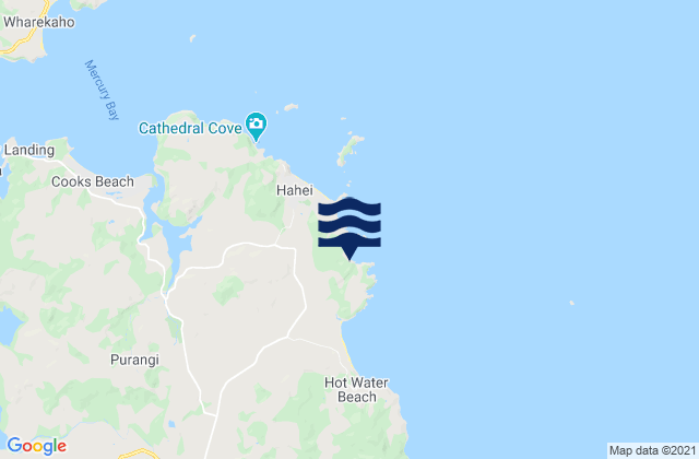 Orua Bay, New Zealand潮水