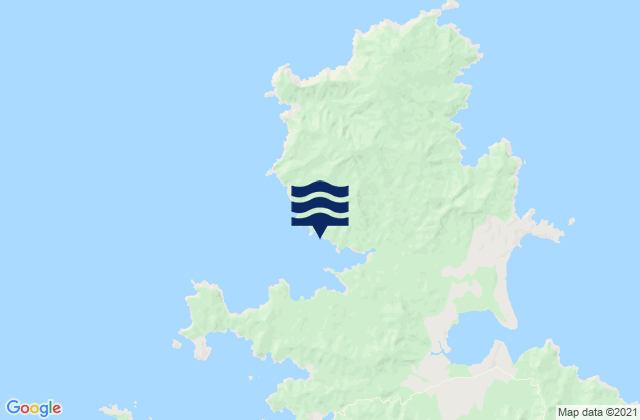 Oruawharo Bay, New Zealand潮水