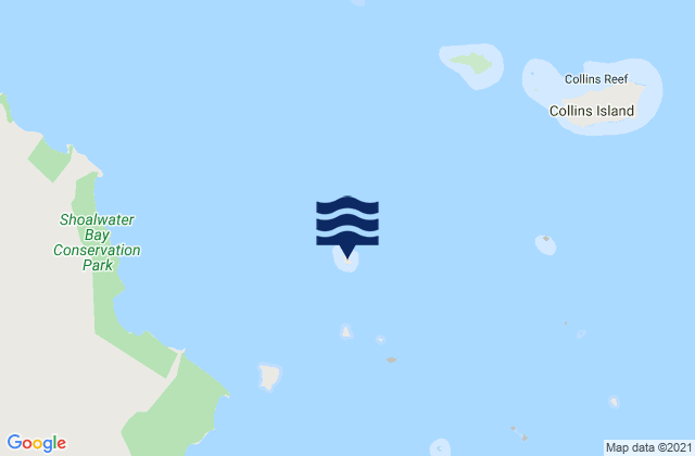 Osborn Island, Australia潮水
