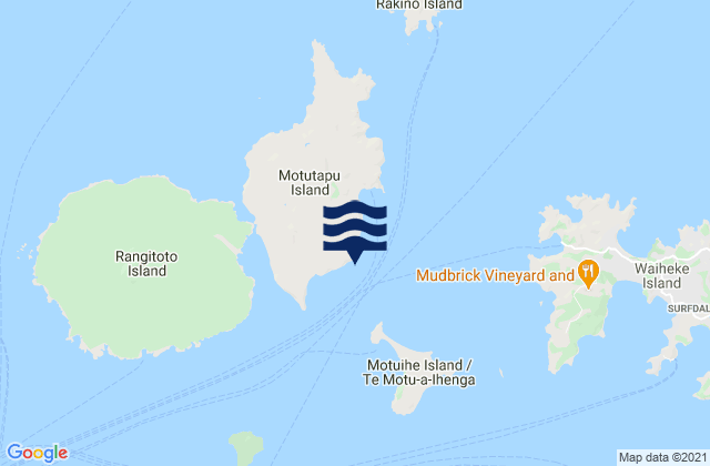 Otahuhu Point, New Zealand潮水