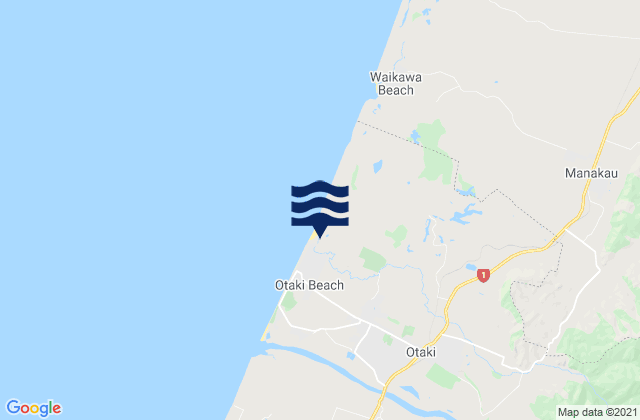 Otaki, New Zealand潮水