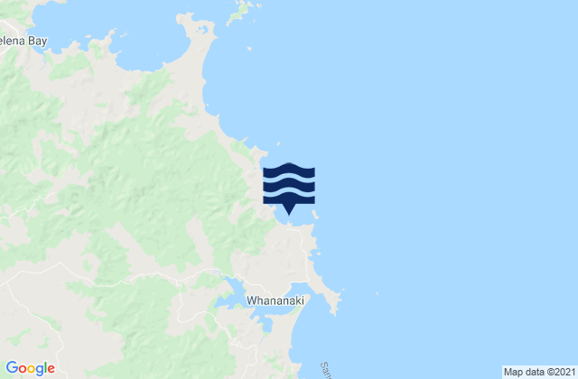 Otamure Bay, New Zealand潮水