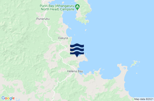 Otara Bay, New Zealand潮水
