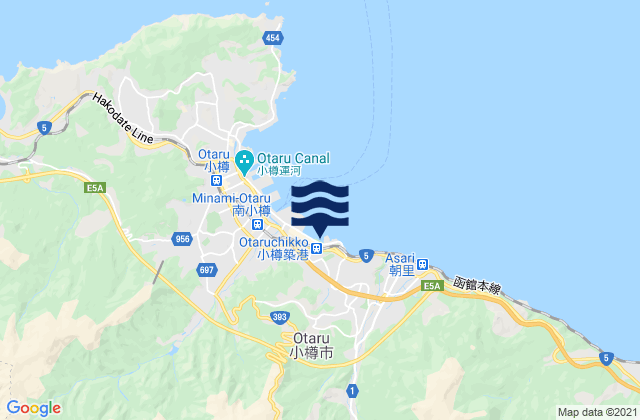 Otaru-shi, Japan潮水