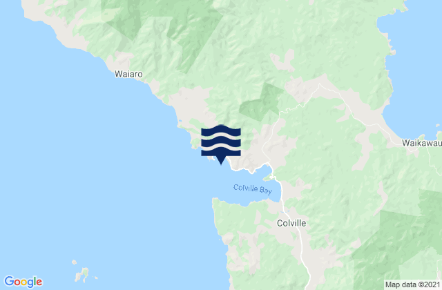 Otautu Bay, New Zealand潮水