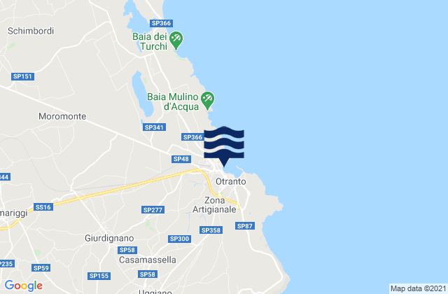 Otranto, Italy潮水
