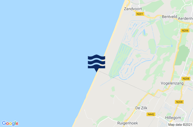 Oude Wetering, Netherlands潮水