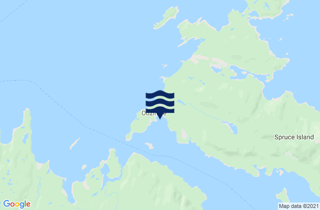 Ouzinkie (Spruce Island), United States潮水