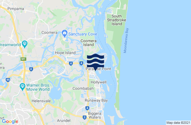 Oxenford, Australia潮水