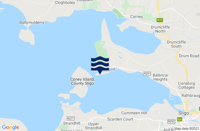 Oyster Island, Ireland潮水