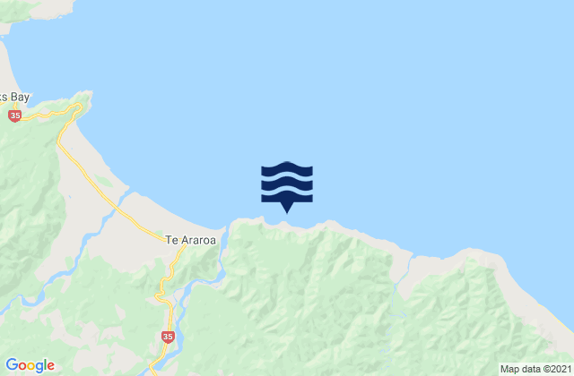 Paengaroa Bay, New Zealand潮水