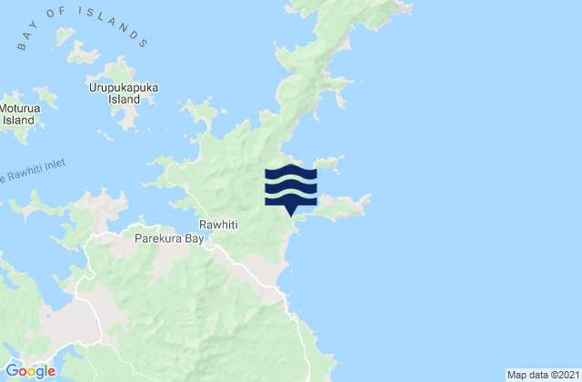 Pahi Bay, New Zealand潮水