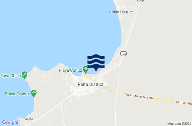 Paita, Peru潮水