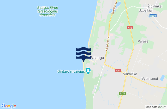 Palanga, Lithuania潮水