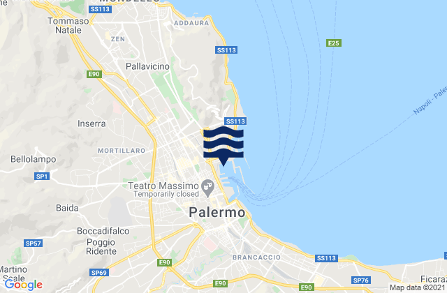 Palermo, Italy潮水