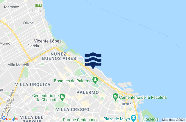 Palermo, Argentina潮水
