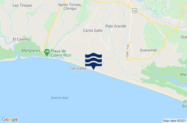 Palo Grande, Panama潮水