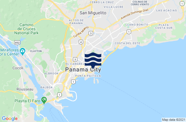 Panamá, Panama潮水