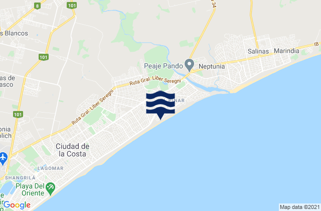Pando, Uruguay潮水