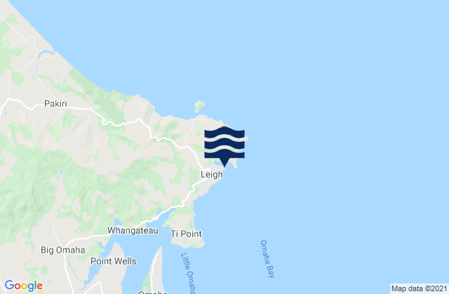 Panetiki Island (The Outpost), New Zealand潮水