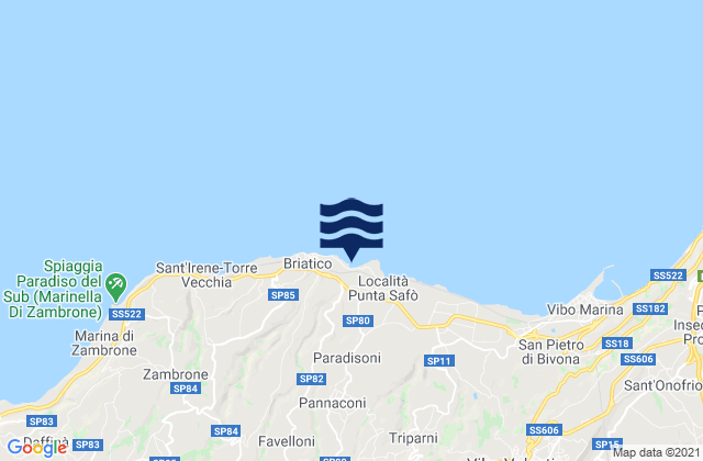Pannaconi, Italy潮水