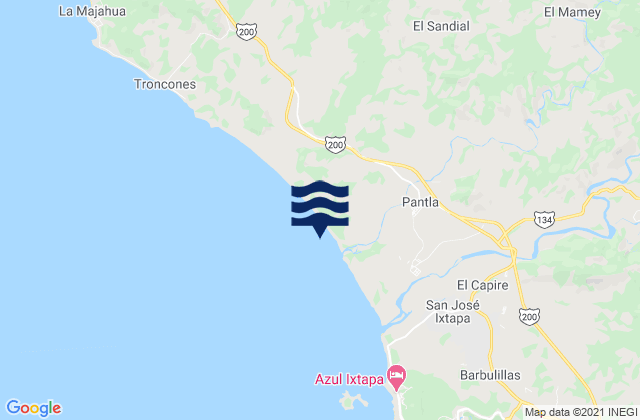 Pantla, Mexico潮水