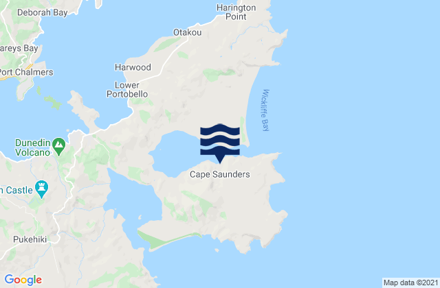Papanui Inlet, New Zealand潮水