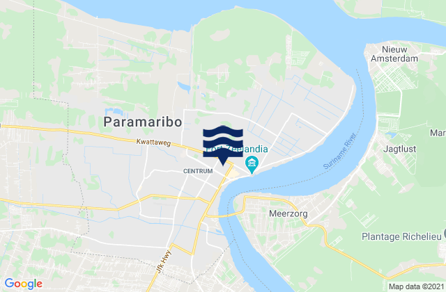 Paramaribo, Suriname潮水