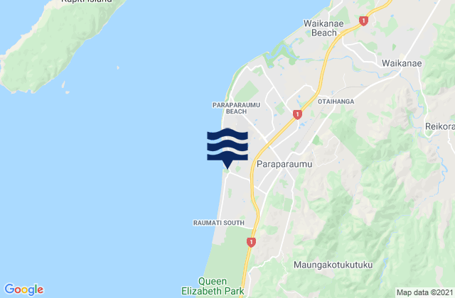 Paraparaumu, New Zealand潮水