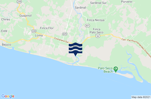 Parrita, Costa Rica潮水