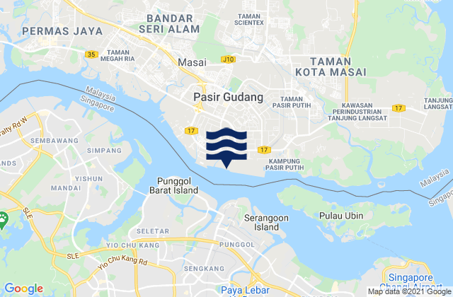 Pasir Gudanga Johor Port, Malaysia潮水