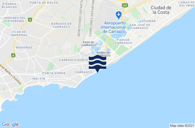 Paso de Carrasco, Uruguay潮水