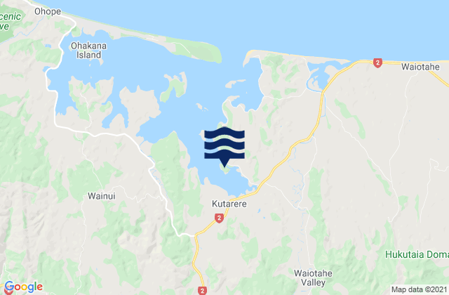 Pataua Island, New Zealand潮水