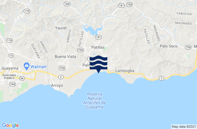 Patillas Barrio-Pueblo, Puerto Rico潮水