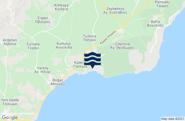 Patríki, Cyprus潮水