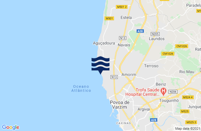 Pedroso, Portugal潮水