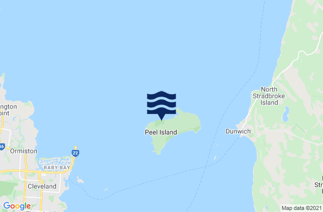 Peel Island, Australia潮水
