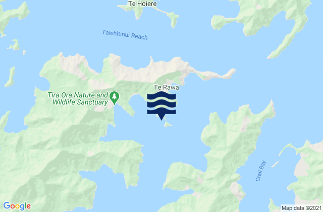 Pelorus Sound, New Zealand潮水