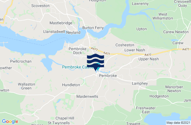 Pembroke, United Kingdom潮水