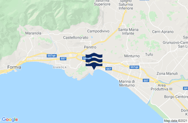 Penitro, Italy潮水