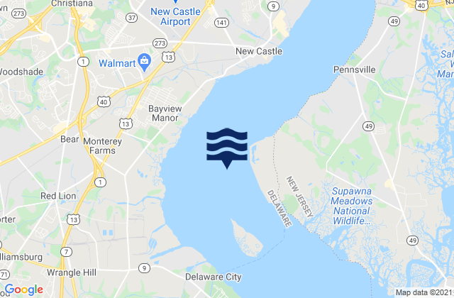 Penns Neck 0.6 mile west of, United States潮水