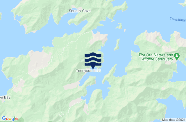 Penzance Bay, New Zealand潮水