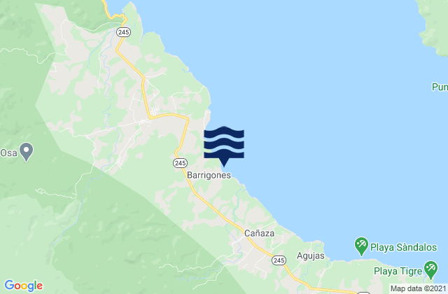 Península de Osa, Costa Rica潮水