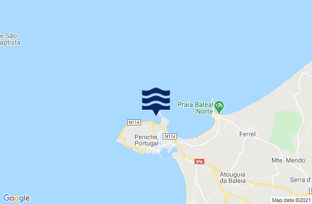 Península de Peniche, Portugal潮水