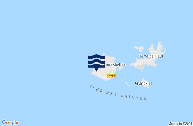 Petites Anses, Guadeloupe潮水