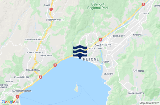 Petone, New Zealand潮水